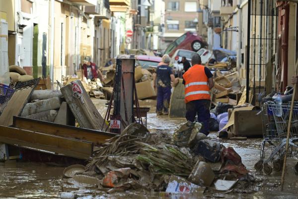 Floods in region of Valencia, Spain